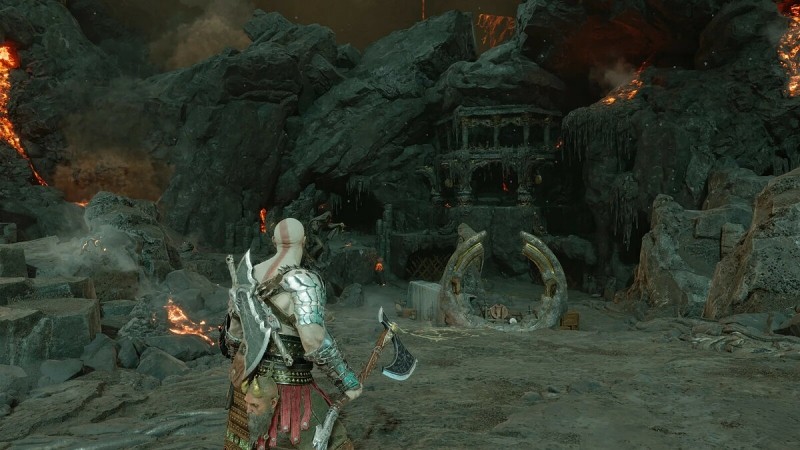 Все испытания Муспельхейма в God of War: Ragnarok — как получить Опаленную кирасу Сурта и Наплечник неугасимого пламени