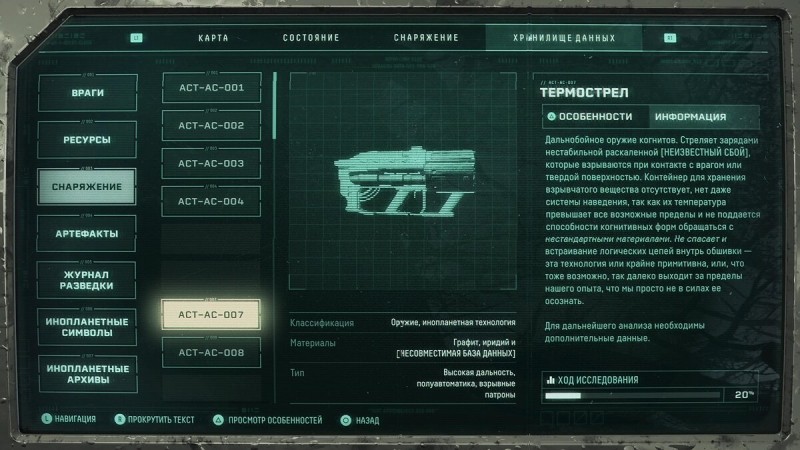 Гайд по оружию Returnal — как использовать и где найти все оружие в игре
