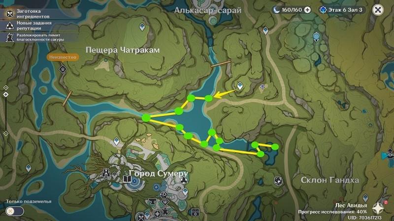 Где найти и купить лотос нилотпала в Genshin Impact — карта месторасположения ресурсов