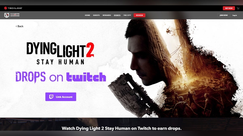 Как получить бесплатные награды Twitch Drops для Dying Light 2 Stay Human