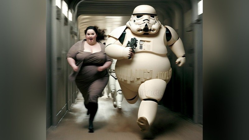Нейросеть поиздевалась над персонажами «Звёздных войн» — они сильно набрали вес