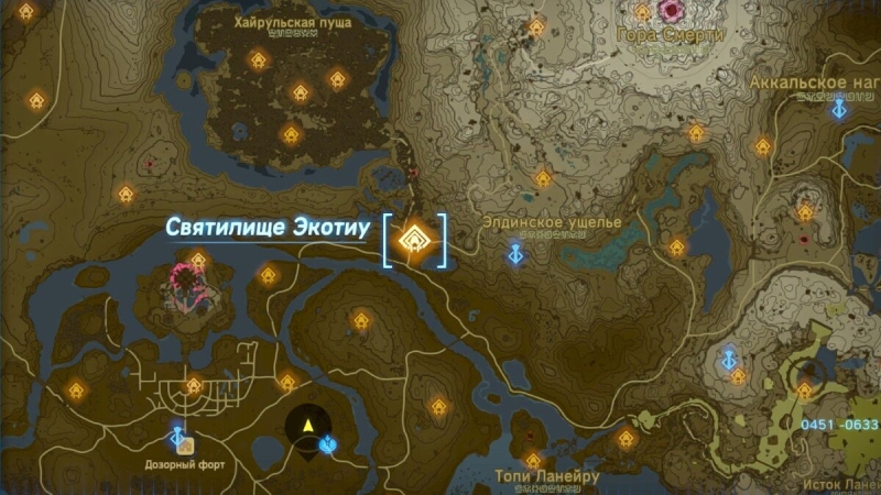 Прохождение всех святилищ в The Legend of Zelda: Tears of the Kingdom — карта святилищ