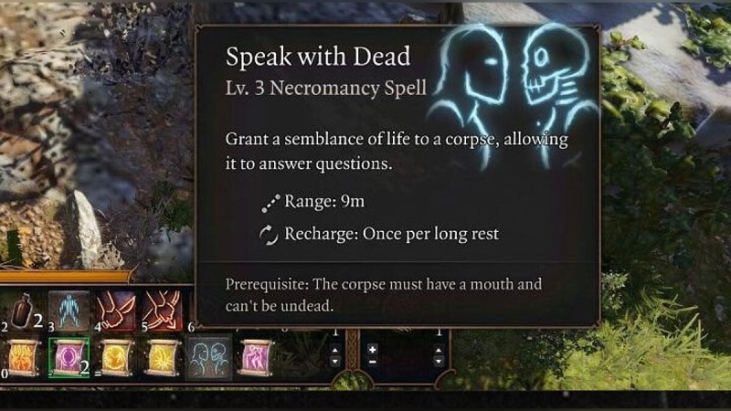 Как разговаривать с мёртвыми в Baldur's Gate 3 — гайд