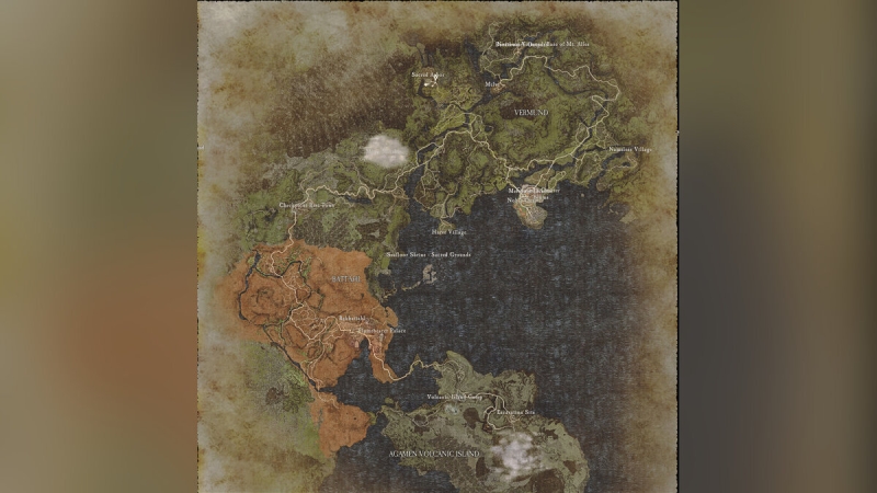 Интерактивная карта Dragon's Dogma 2: ключевые места и локации в игре